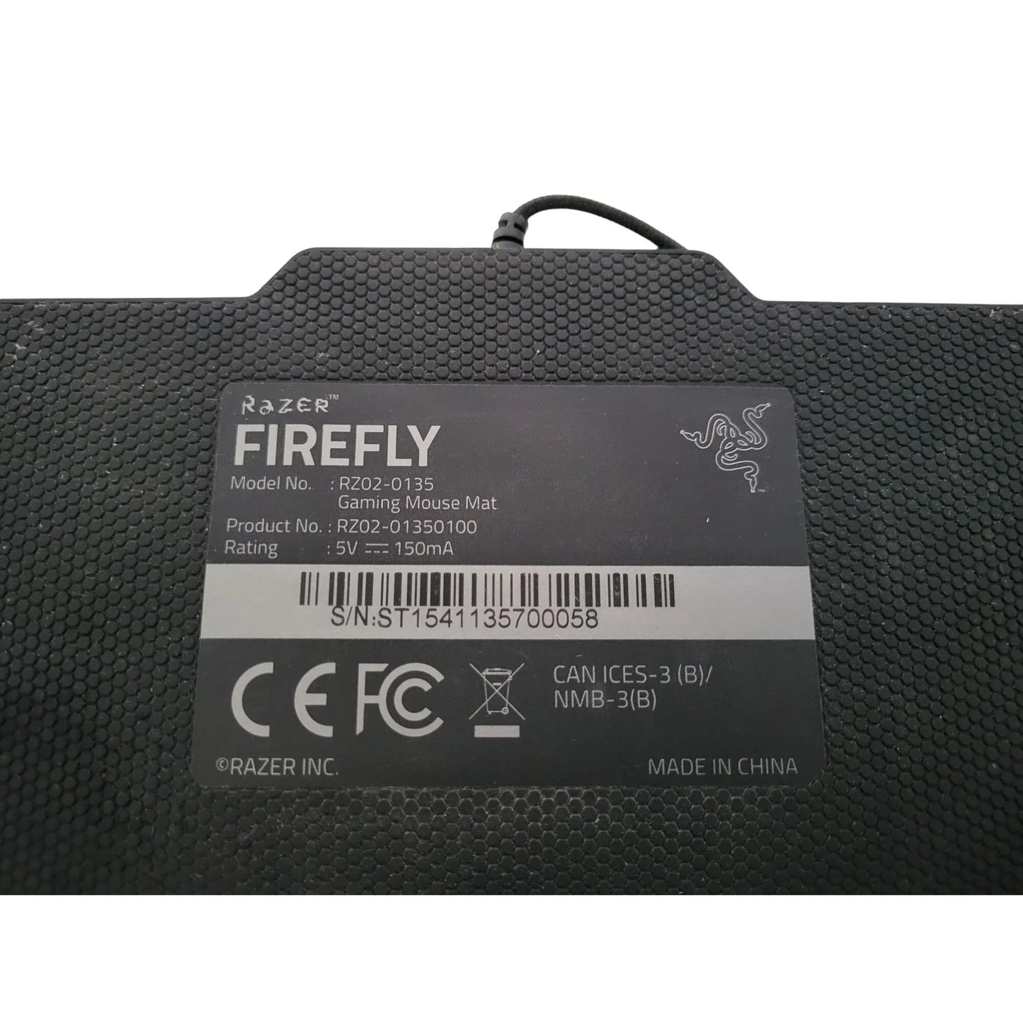 Razer Firefly Gaming Mouse Mat/Pad Model # RZ02-0135 A+ Stuff A+ Stuff