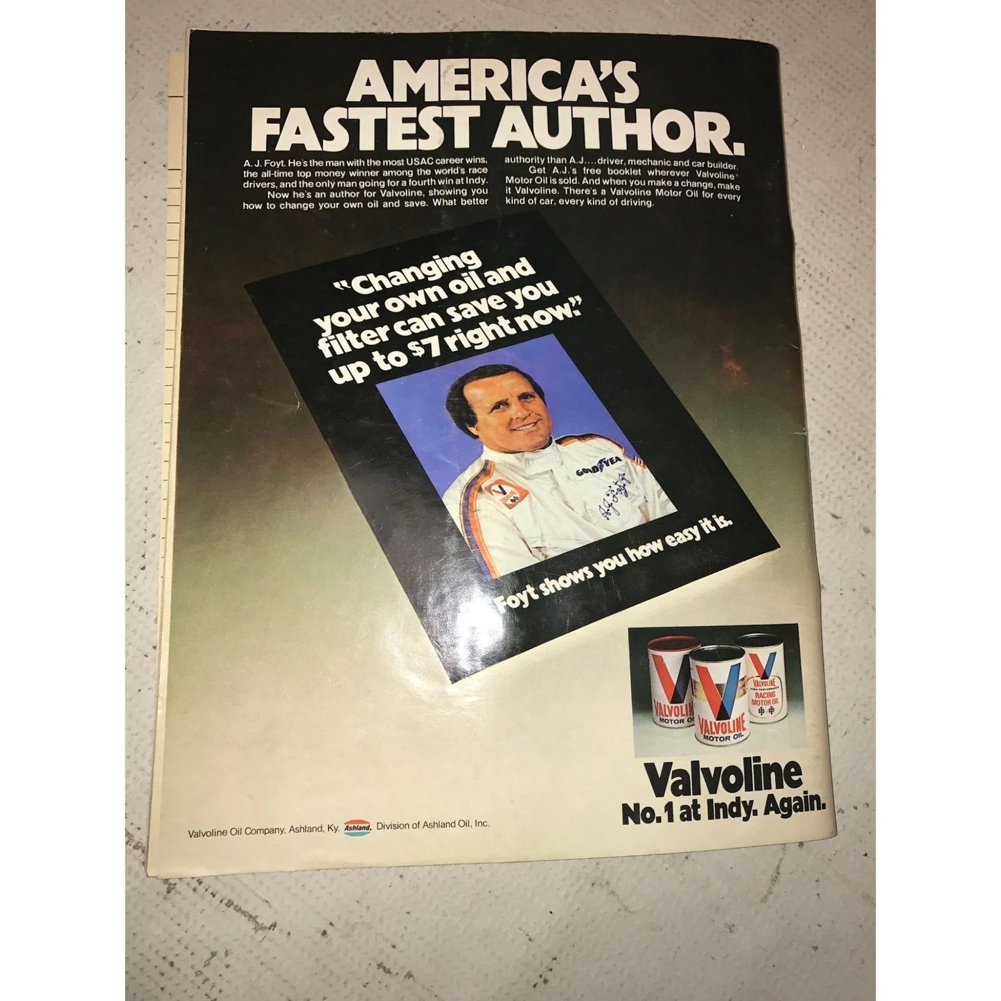 1976 Indianapolis 500 official program - May 30 1976 - 60th running - A+ Stuff