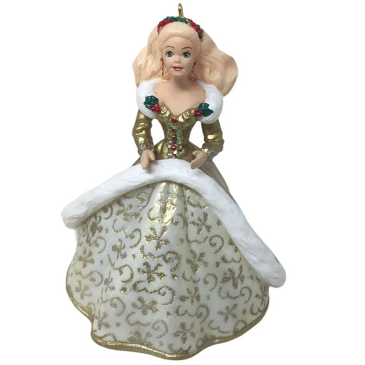 Vintage 1994 Hallmark Holiday Barbie Christmas Keepsake Ornament Collector's Series hallmark A+ Stuff