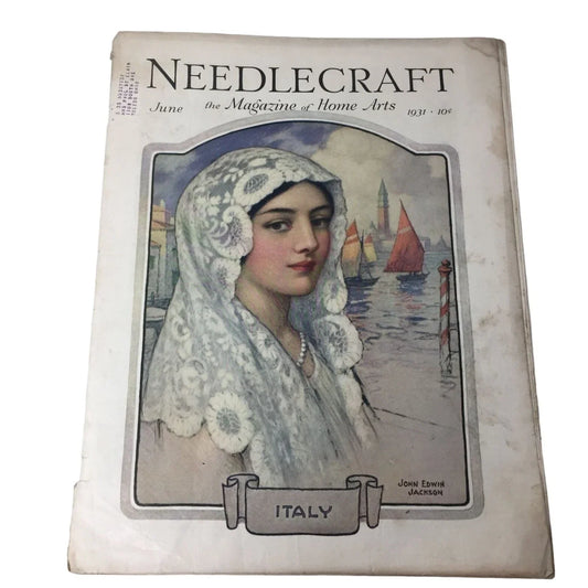 Needlecraft the Magazine of Home Arts Vintage Magazine June 1931 needlecraft A+ Stuff