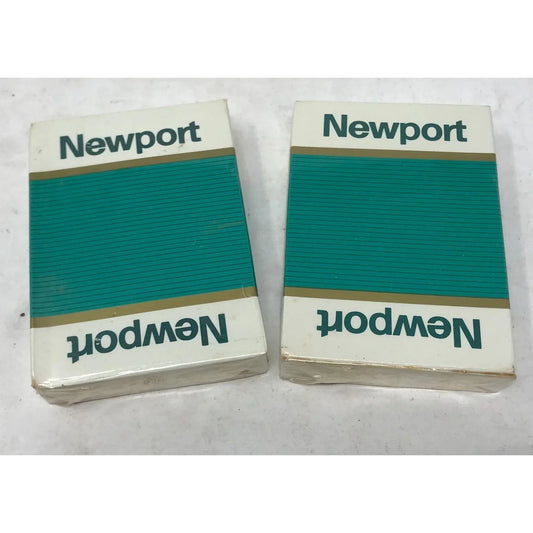 Vintage Cigarette Playing Cards- 3 Newports, 1 Marlboro, 1 Old Gold lights, 1 Camel - A+ Stuff