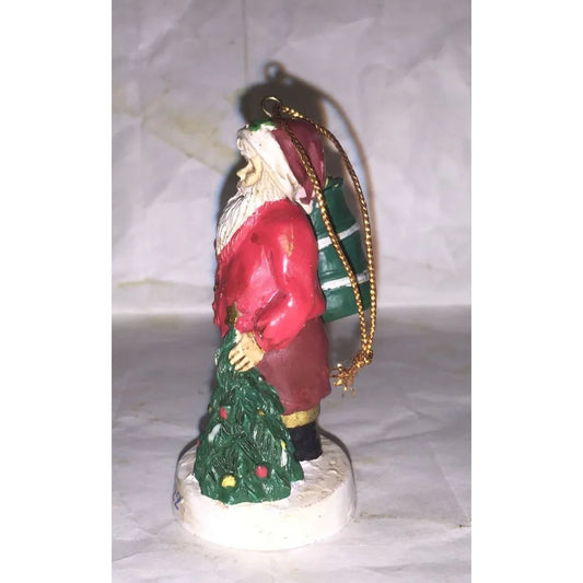 Vintage Santa Through The Ages Russ Berrie & Co. #5521 Christmas Tree Ornament - A+ Stuff