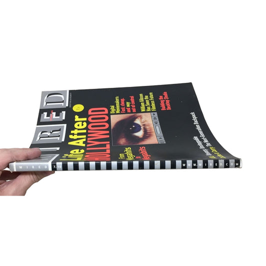 Vintage 1999 Magazine- Wired Life After Hollywood From Megahits to Megabits