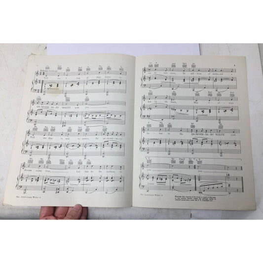 1941 vintage sheet music copy of "The Anniversary Waltz" A+ Stuff A+ Stuff SHEET MUSIC