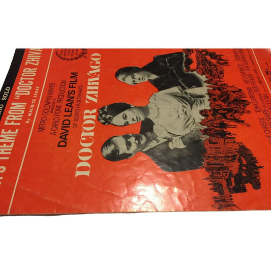 Vintage Lara's Theme from Doctor Zhivago Paperback Sheet Music - A+ Stuff