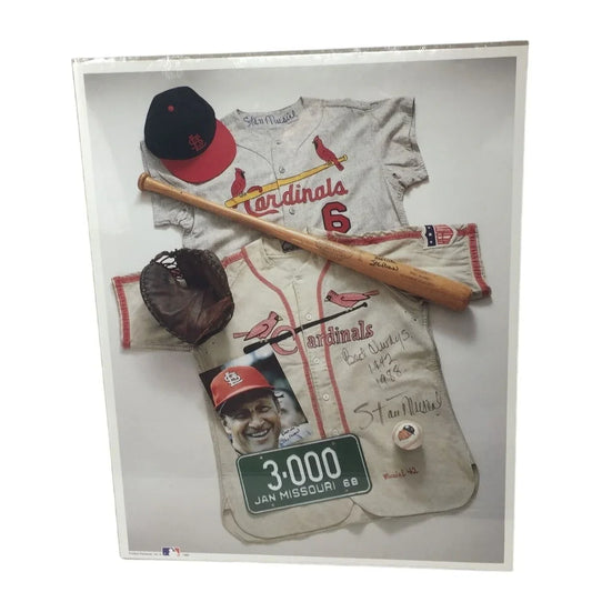 Vintage 1993 Collectible Baseball Poster No. 12 Stan The Man Musial - A+ Stuff