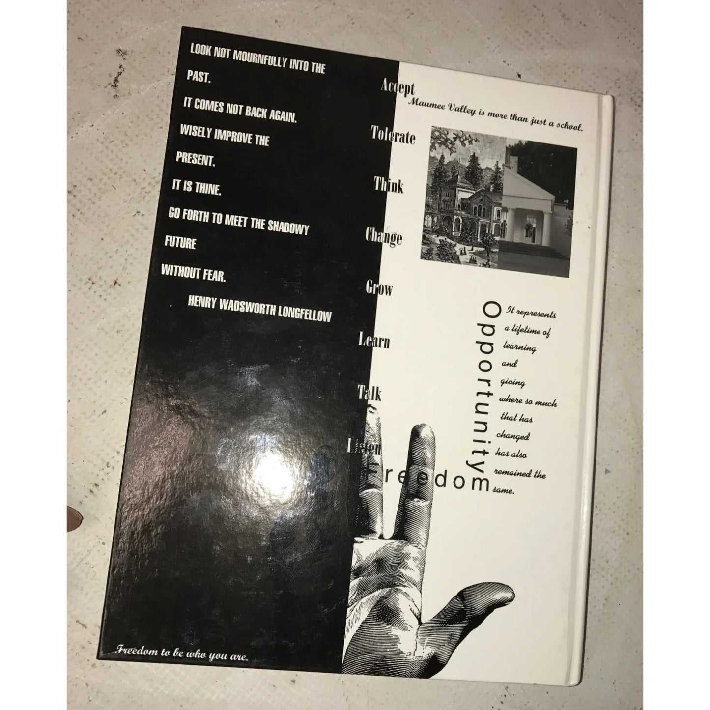 Vintage 1998 Maumee Valley Hardback Yearbook - A+ Stuff