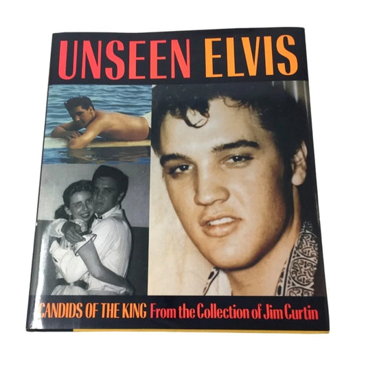Unseen Elvis Candid's of the King Photo Book By Jim Curtin 1st Edition - A+ Stuff