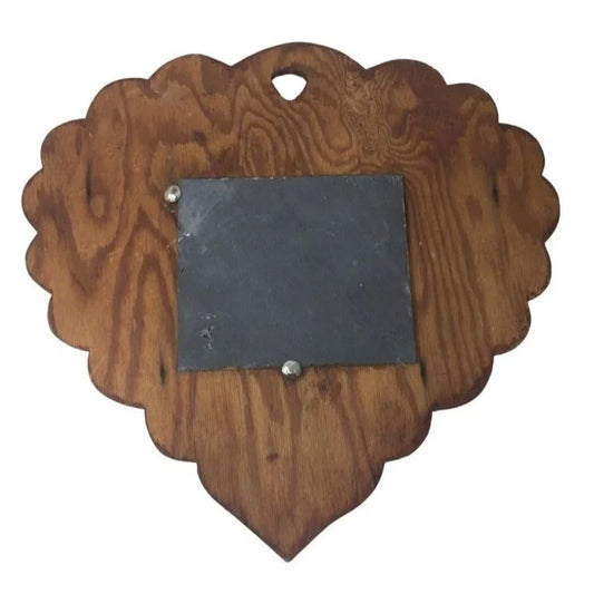 Two Tiered, Wall hanging Wooden Heart Shaped Mirror (12x12 inches) A+ Stuff A+ Stuff