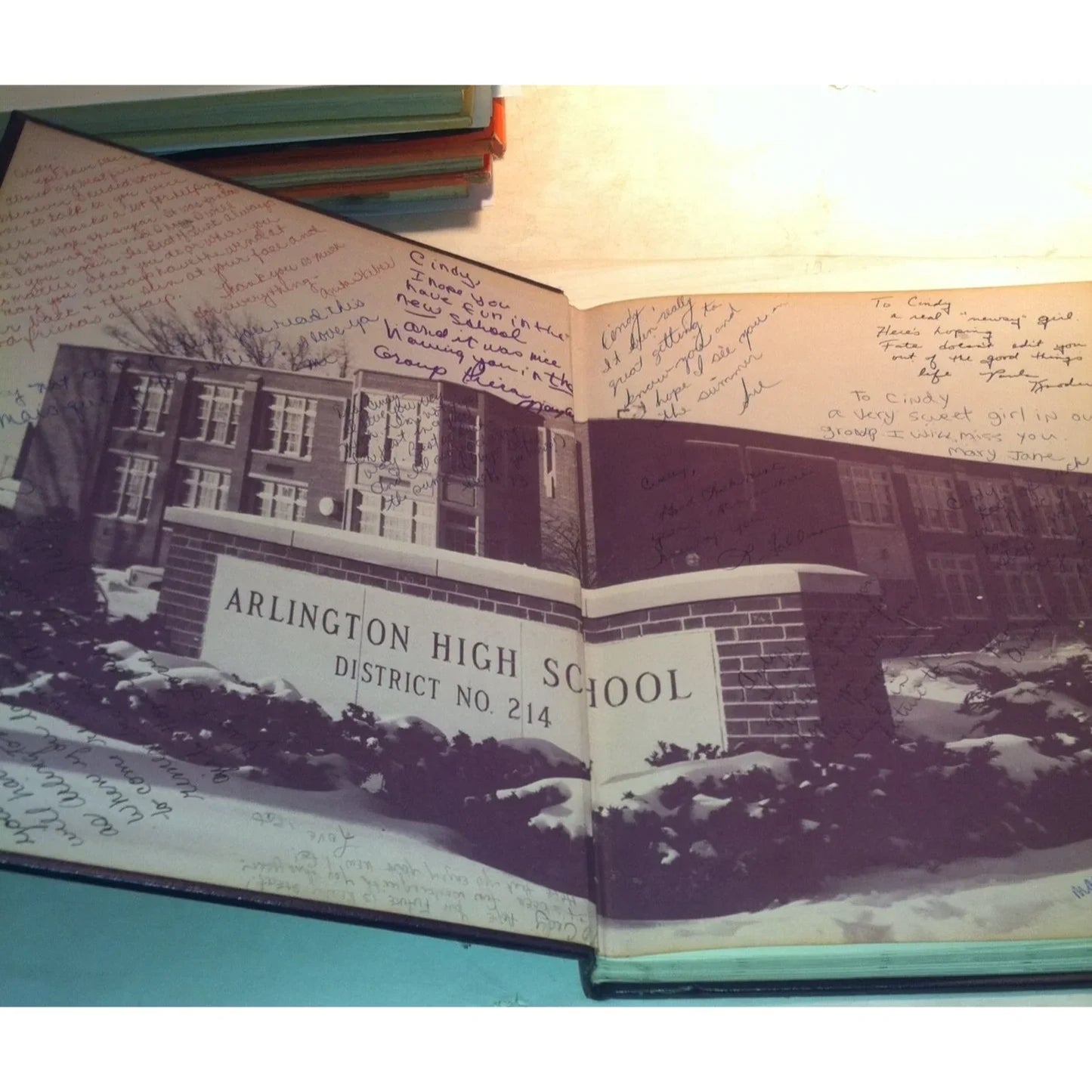Vintage 1972 Arlington Heights Illinois Annual Yearbook - A+ Stuff