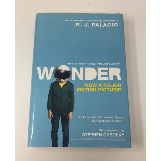 Wonder- Are You Ready To Meet Auggie Pullman? hardback book by R.J. Palacio - A+ Stuff