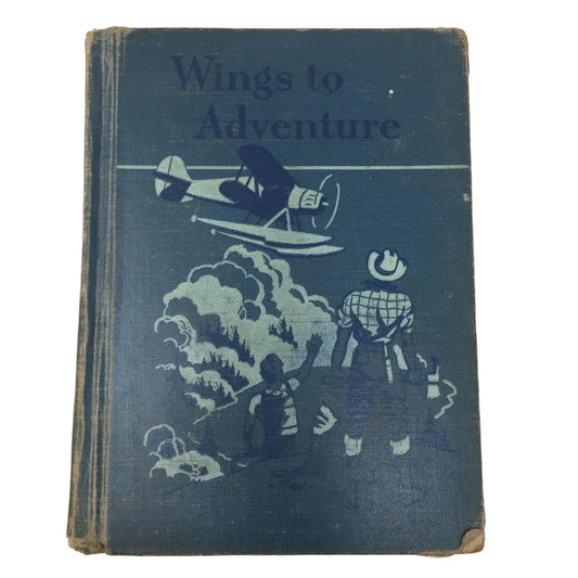 Vintage 1949 Wings to Adventure The Ginn Basic Readers Hardcover Book A+ Stuff A+ Stuff