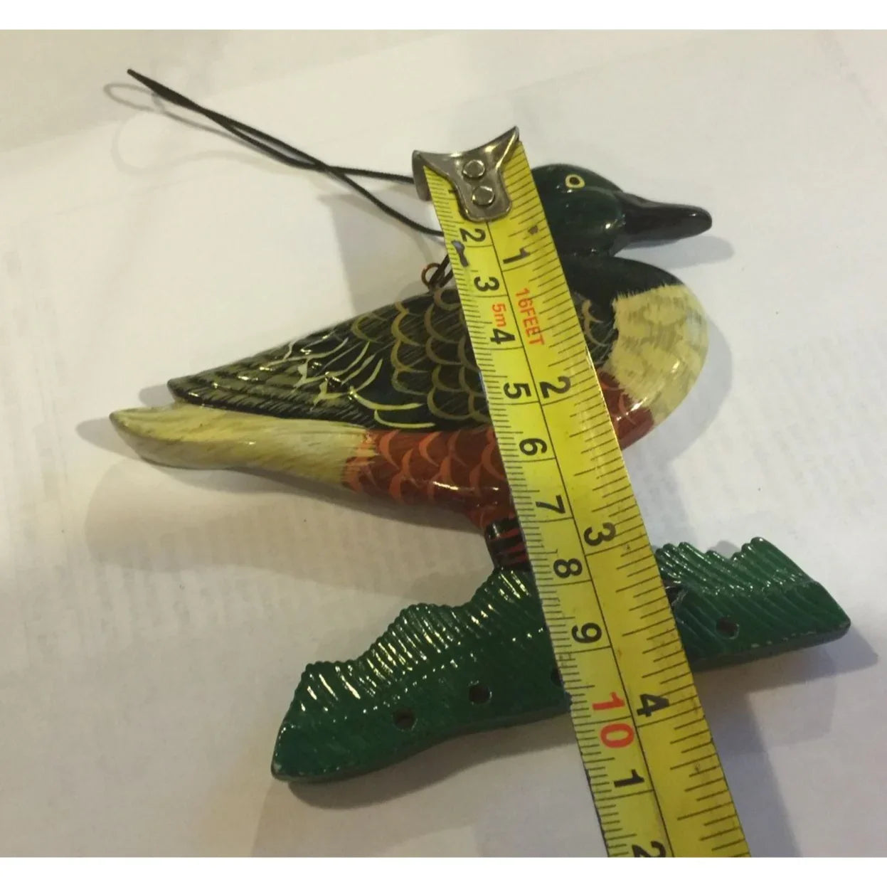 Vintage Duck Christmas Tree Ornament- About 4 inches - A+ Stuff