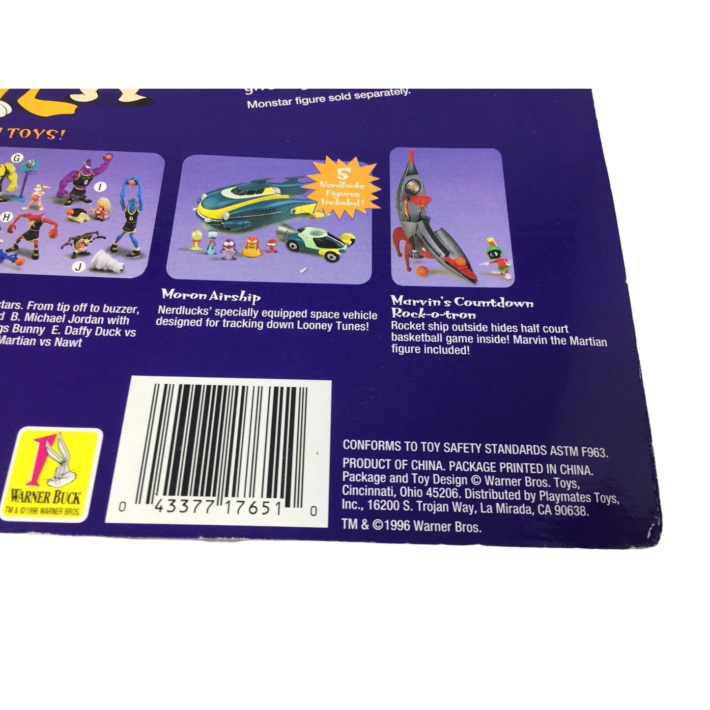 1996 Warner Bros Space Jam Michael Jordan & Bugs Bunny Action Figure A+ Stuff A+ Stuff