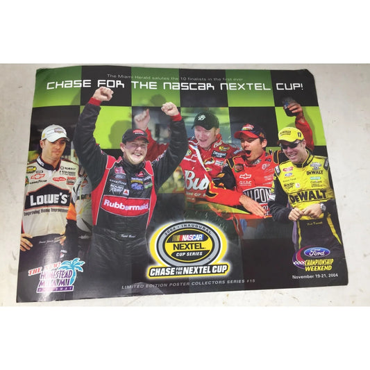 Chase for the Nascar Nextel Cup Nov 19-21, 2004 Limited Edition Poster Collectors Series #15 - A+ Stuff