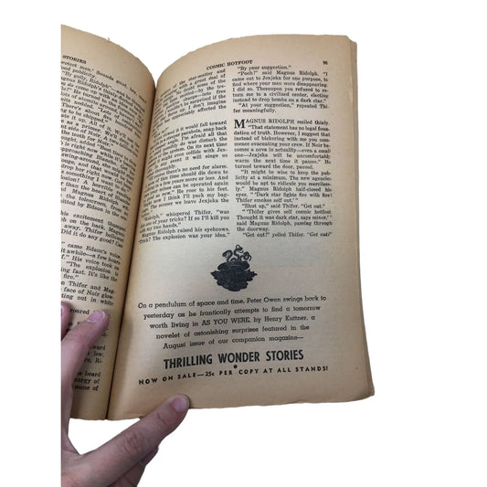 Vintage Collectible "Startling Stories" Sept. 1950 Pulp Fiction Magazine- A Thrilling Publication Startling Stories A+ Stuff Vintage Pulp Periodical