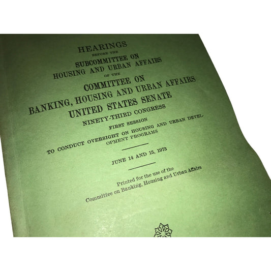 Robert Taft Jr Signed letter and article from newspaper - stapled into Booklet