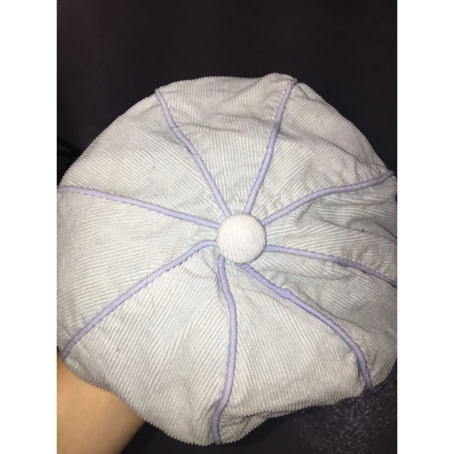 Women's Baby Blue Cotton Corduroy Hat - A+ Stuff