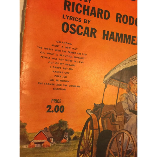 Vocal Selection From OKLAHOMA ! Vintage Song Book Sheet Music - A+ Stuff