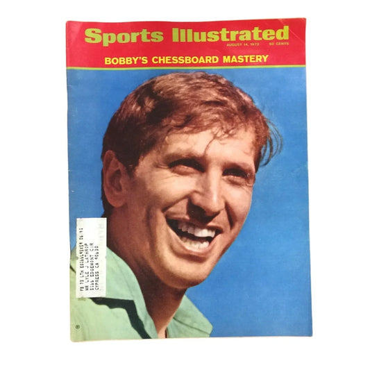 Vintage August 14, 1972 Sports Illustrated Bobby's Chessboard Mastery Magazine - A+ Stuff