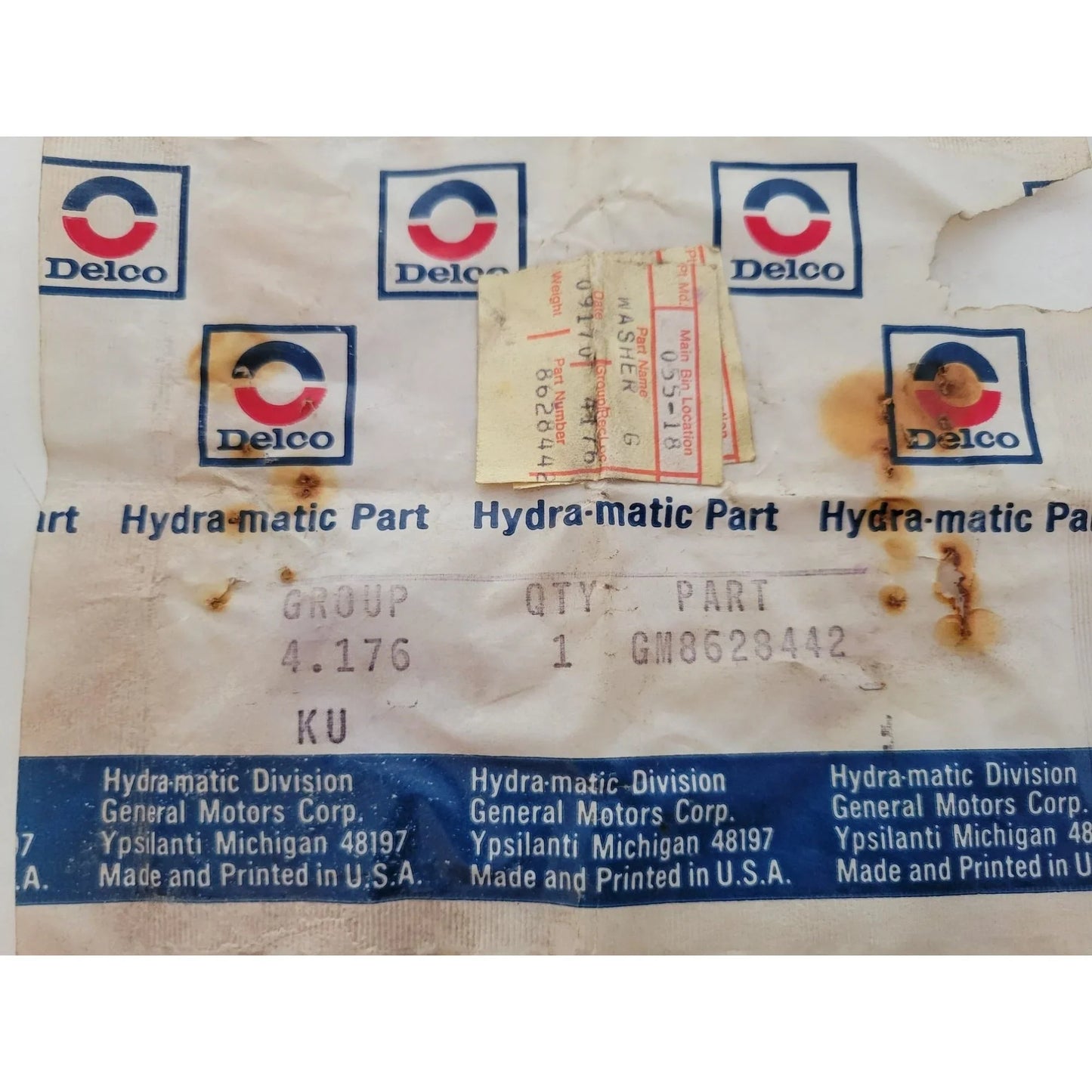 Delco Part #8628442 WASHER New Old Stock DELCO A+ Stuff