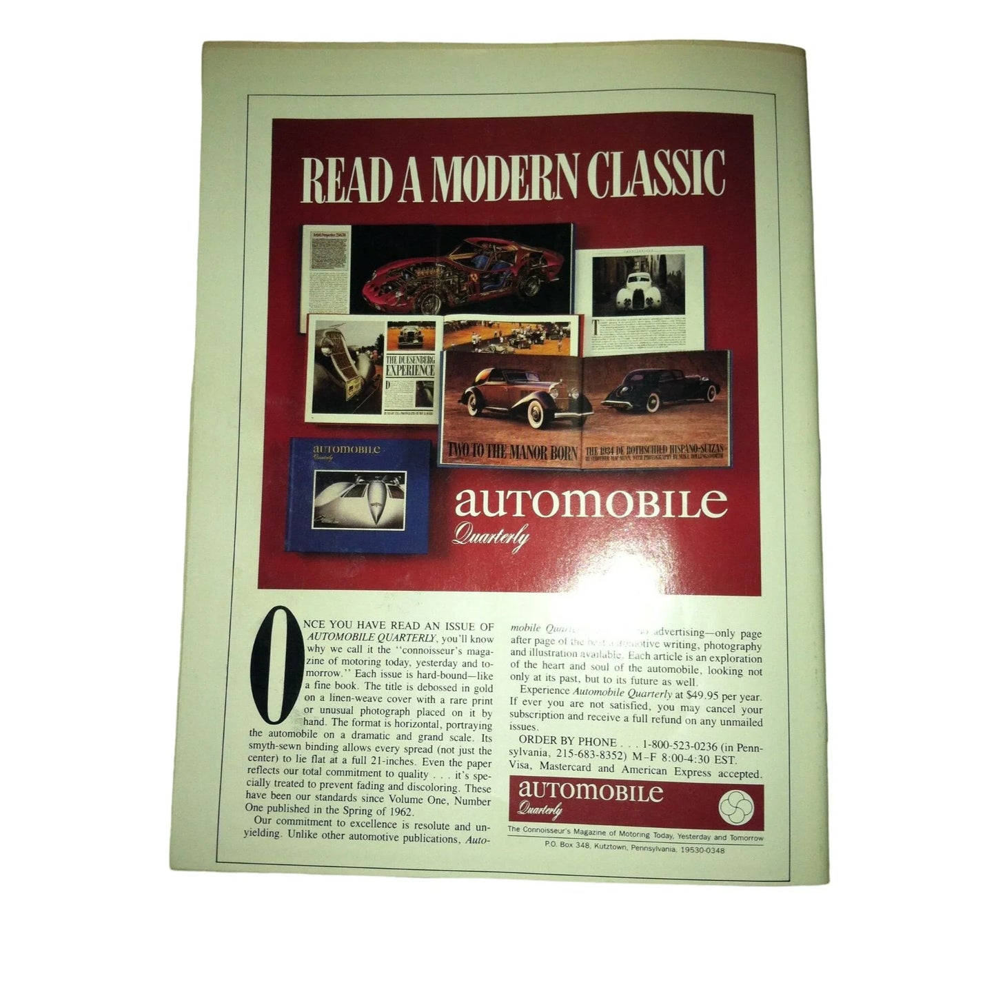 Vintage Special Interest AUTOS 1920-70 Collector Cars Magazine Book - A+ Stuff