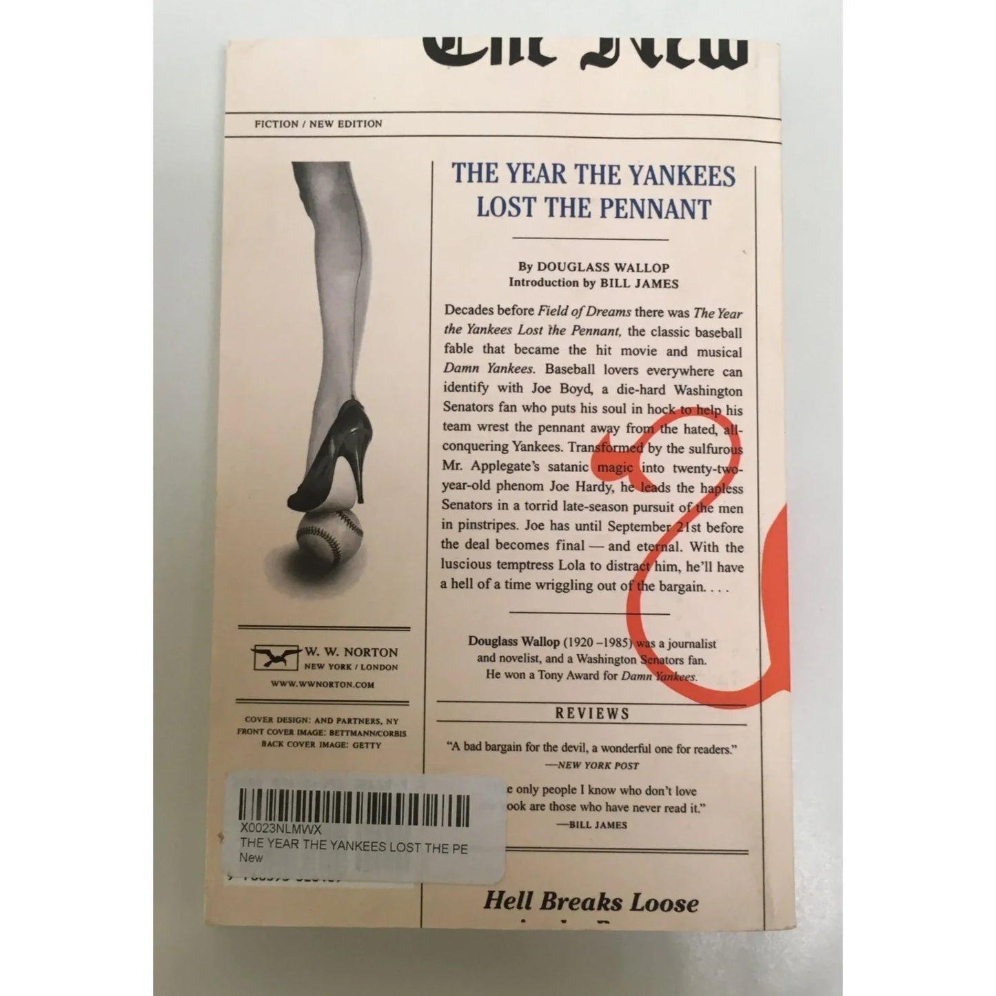 The Year the Yankees Lost the Pennant by Douglass Wallop book - A+ Stuff