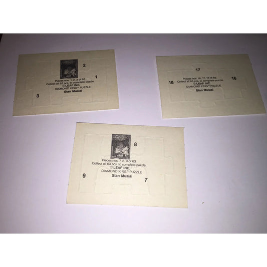 Vintage Collectible Diamond King Puzzle - Stan Musial - A+ Stuff