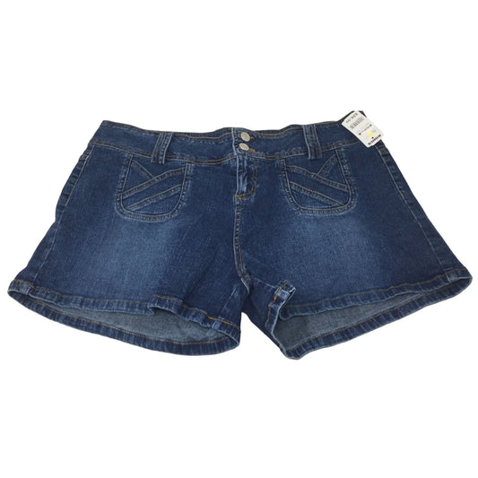 Paris Blues Womens Blue Jean Shorts Size 17 New with Tags - A+ Stuff
