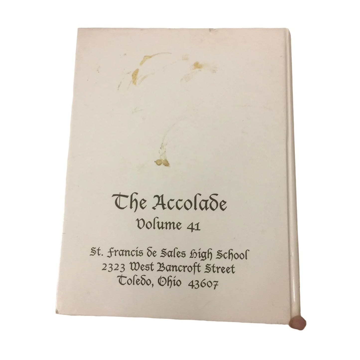 Accolade The Happy Knight 1998 Vol. 41 Vintage Book of St Francis de Sales High School - A+ Stuff