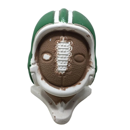 Vintage 1982 Hand Painted Football/Football Helmet Figurine- Can be Repainted/Keep as is! A+ Stuff A+ Stuff