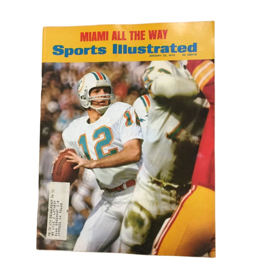 Vintage 1973 Sports Illustrated Miami All The Way Magazine - A+ Stuff