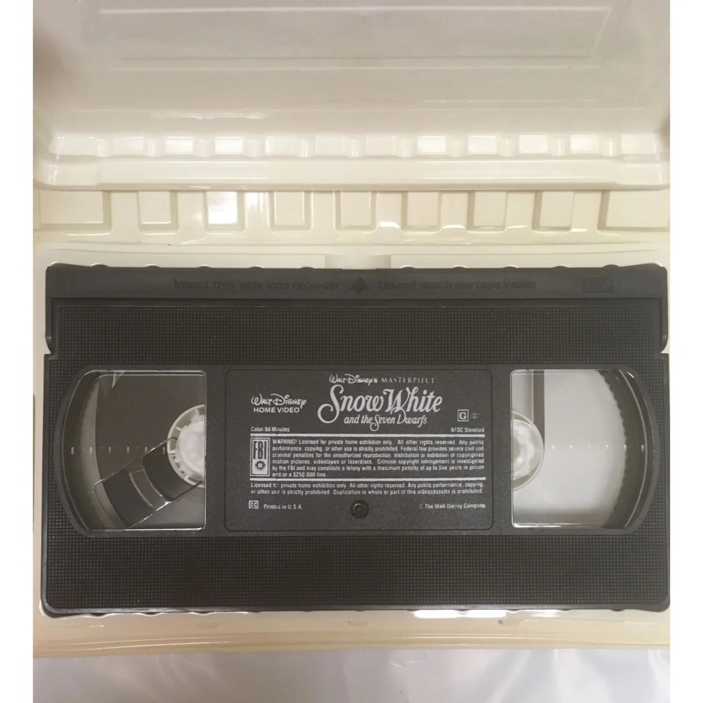 Walt Disney's Masterpiece Snow White and the Seven Dwarfs VHS Tape - A+ Stuff