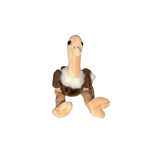 1997 Stretch the Ostritch Beanie Baby TY Beanie Baby A+ Stuff Plush Toys / Stuffed Animals