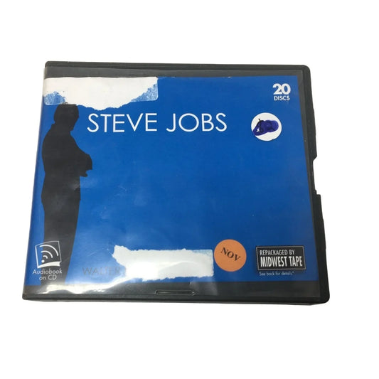Steve Jobs by Walter Isaacson Audiobook on CDs (20 CDs total) - A+ Stuff