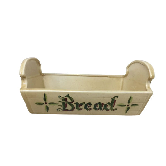 Vintage Metlox Poppytrail California Provincial Green Rooster Bread Server Tray - A+ Stuff
