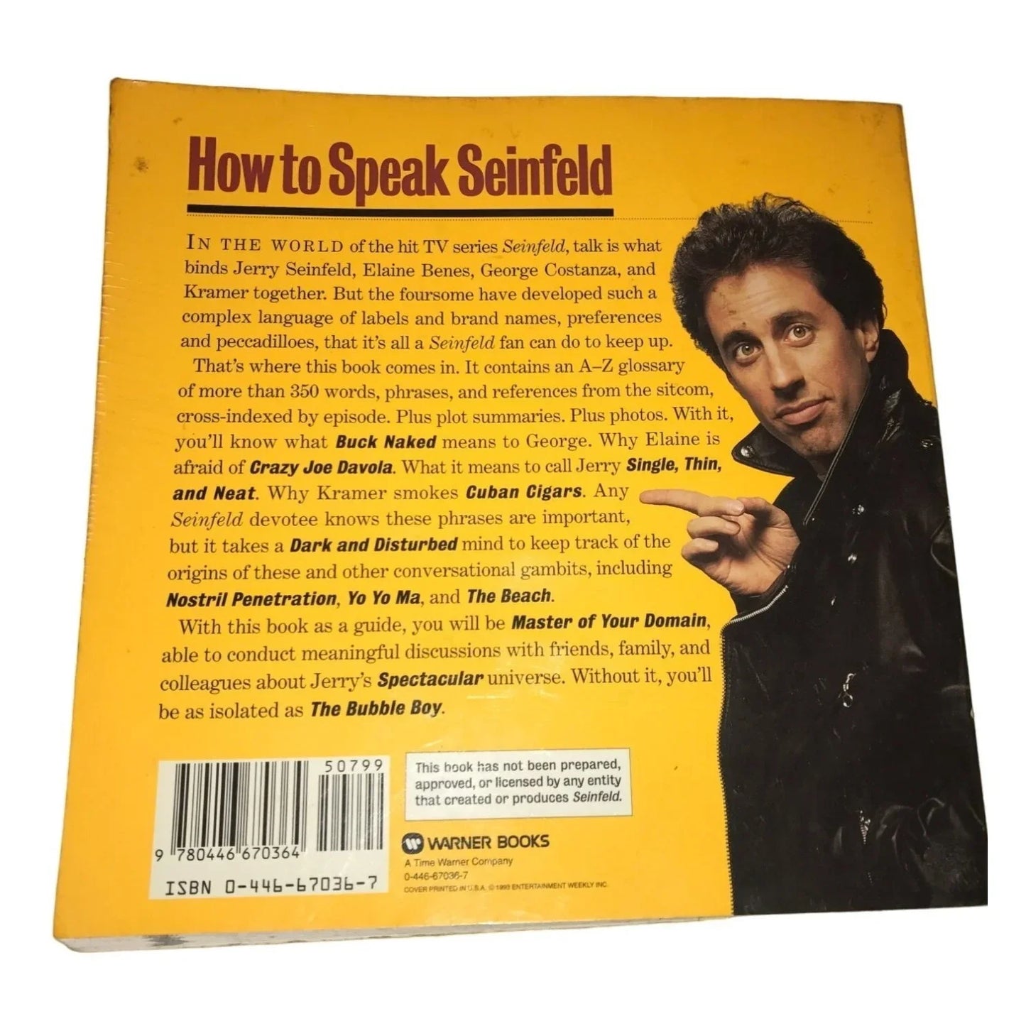 The ENTERTAINMENT SEINFELD COMPANION Paperback Book by Bruce Fretts - A+ Stuff