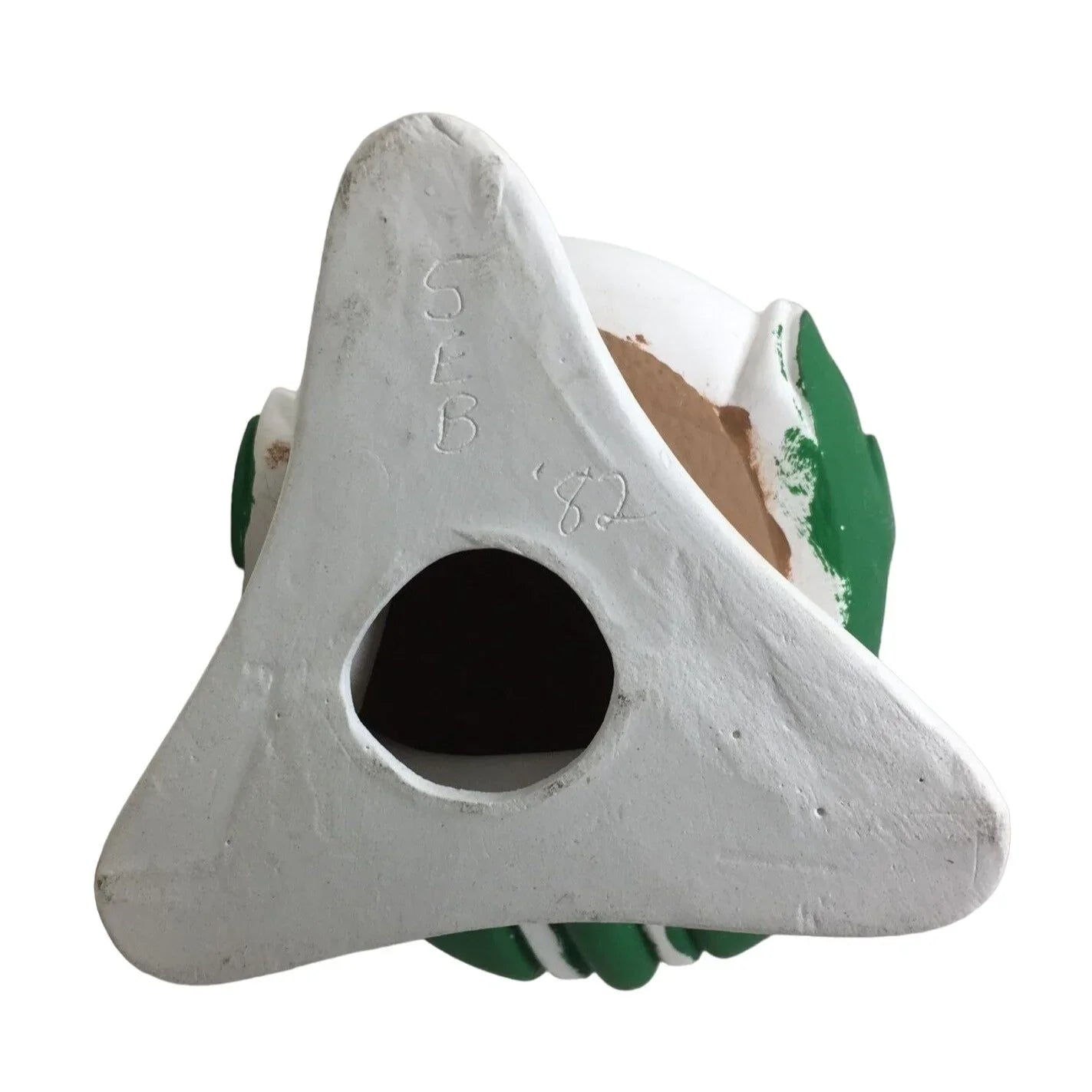 Vintage 1982 Hand Painted Football/Football Helmet Figurine- Can be Repainted/Keep as is! A+ Stuff A+ Stuff