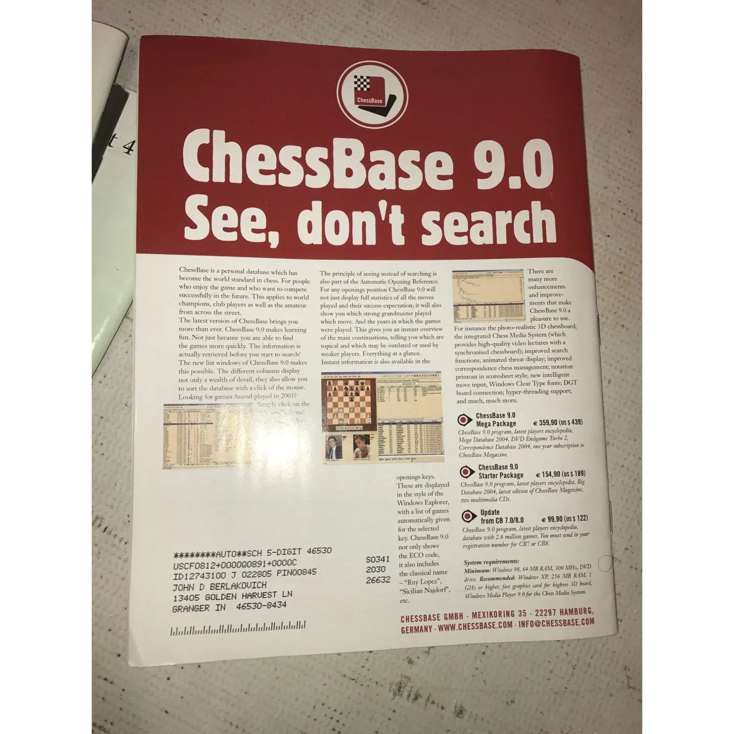 Vintage Bundle of 4 Chess Life Magazines- May, June, July 2002 and Nov. 2004 - A+ Stuff