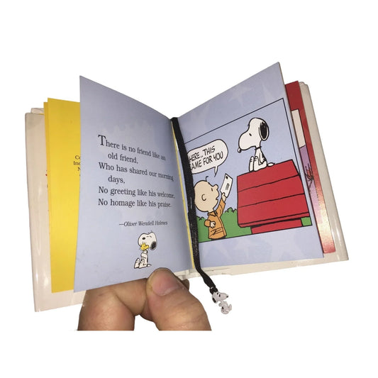 Oh Friend of Friends : Peanuts on Friendships by Charles Schulz Vintage Mini book - A+ Stuff