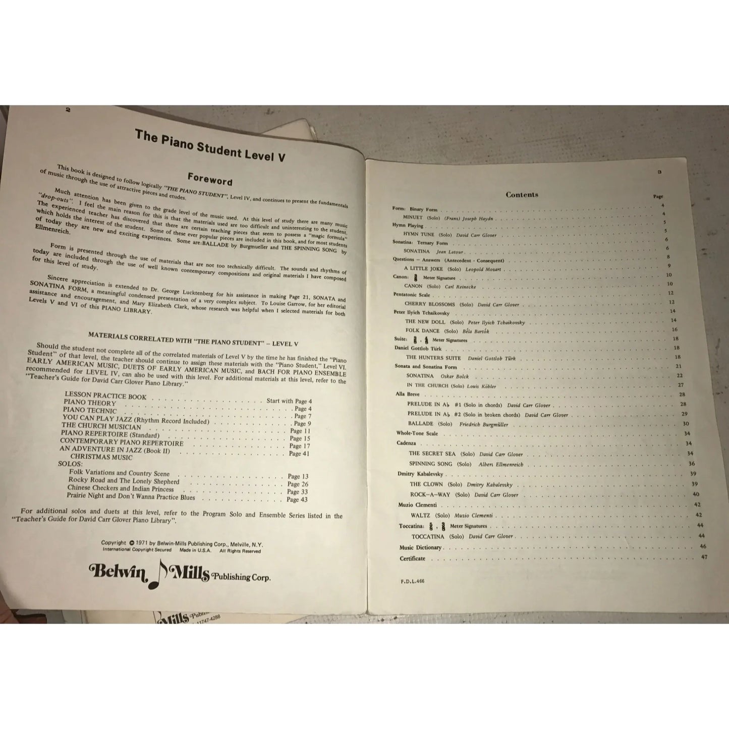 Vintage Piano Sheet Music (Primer Level, Level 3-4) Christmas Music/Piano Student - A+ Stuff