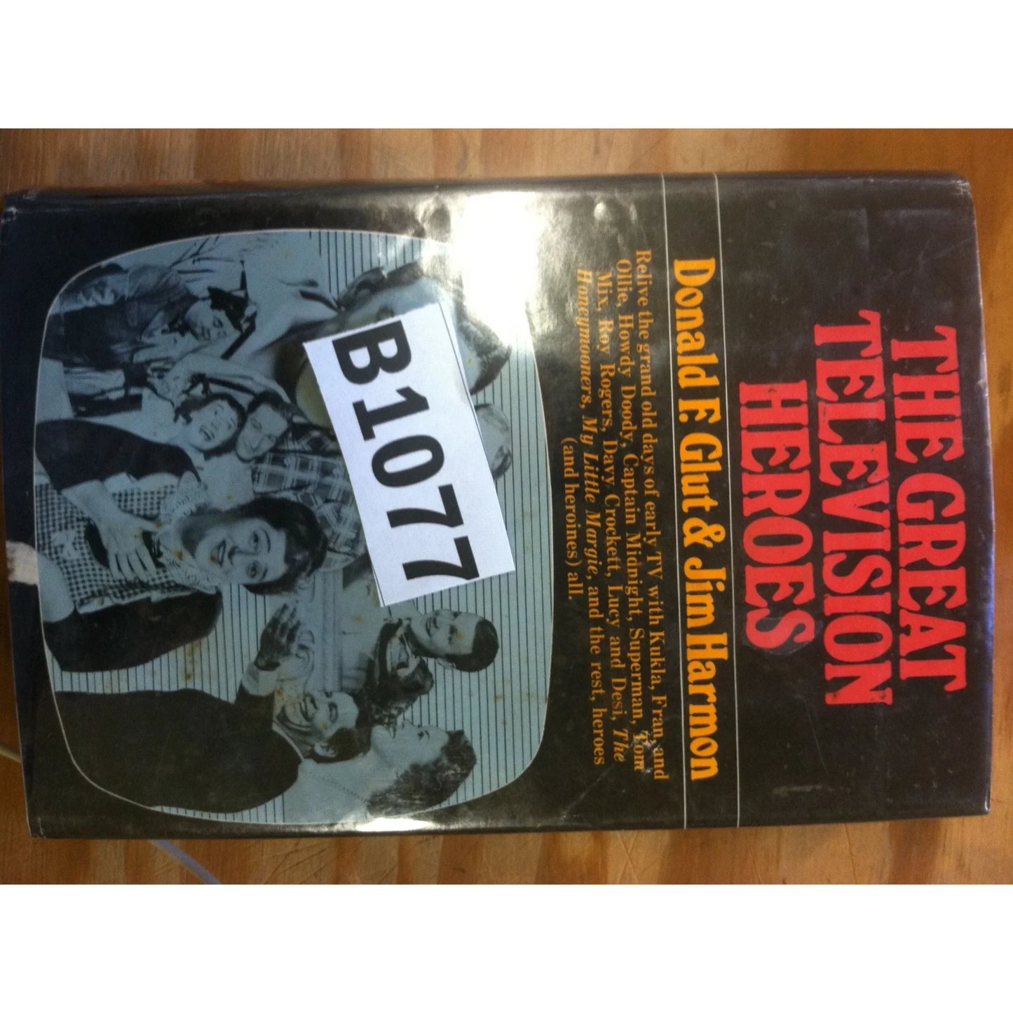 The Great Television Heroes Hardcover Book by Donald F Glut/Jim Harmon - A+ Stuff