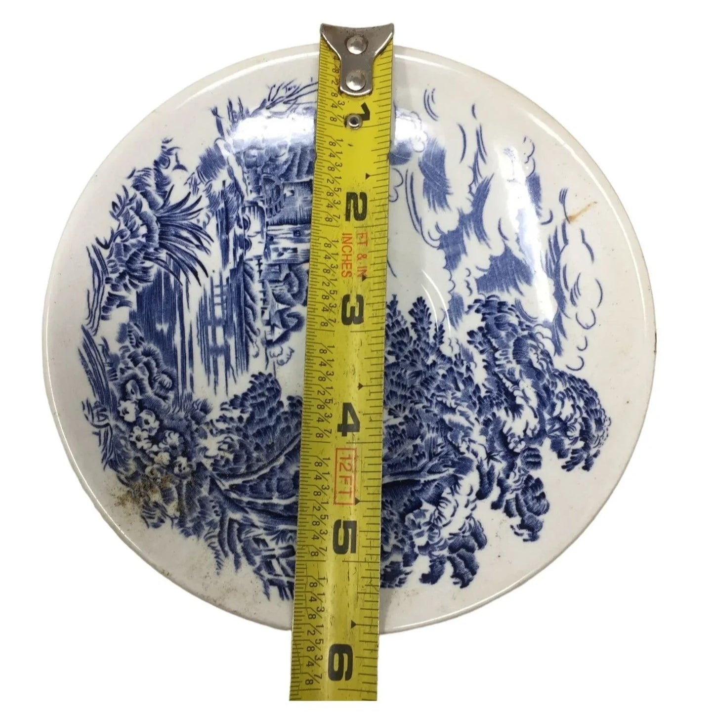 Enoch Wedgwood (Tunstall) LTD Countryside Blue and White Collectible Plate A+ Stuff A+ Stuff