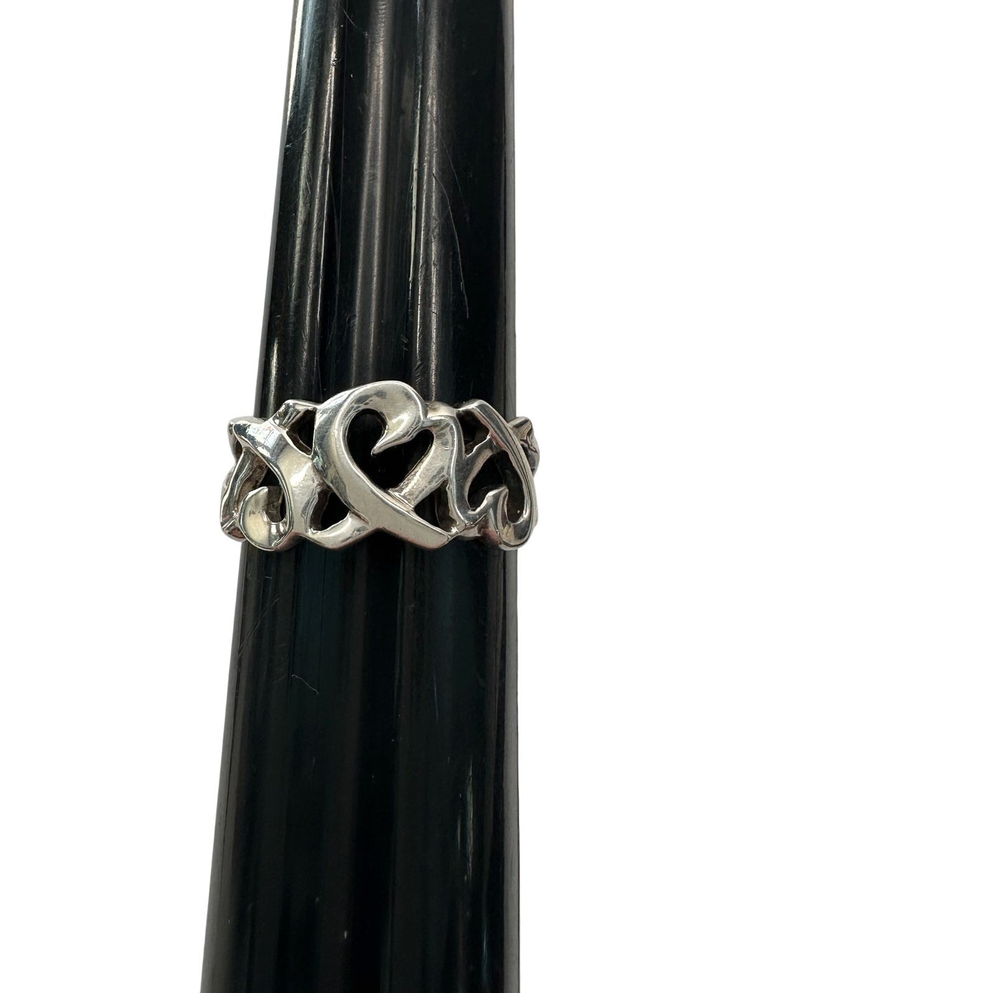 Tiffany & Co Paloma Picasso Triple Loving Heart Ring - Size 5