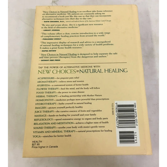 New Choices in Natural Healing Hardcover Book by Bill Gottlieb - A+ Stuff