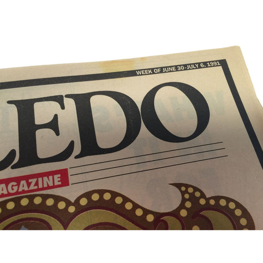 Vintage June 30- July 6, 1991 Collectible Toledo Magazine Saddle Up!