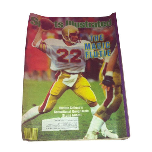 SPORTS ILLUSTRATED 12-3-84 The Magic Flutie Vintage Magazine
