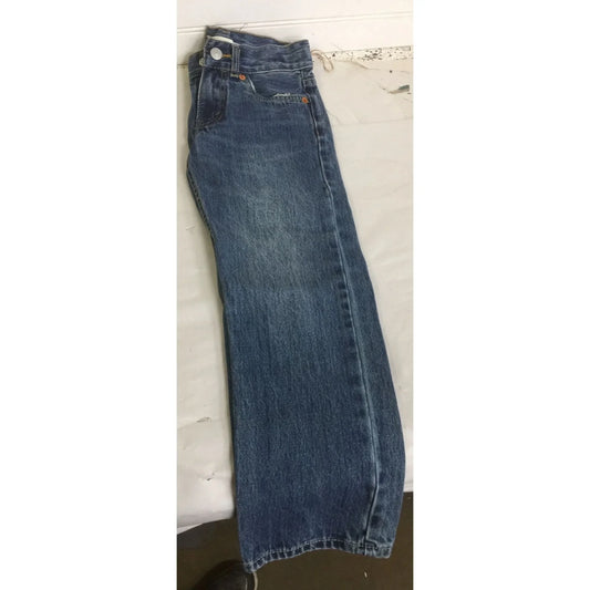 Levi 514 Straight Buttoned Blue Jeans Boys Size 7 (6-7 Years) - A+ Stuff