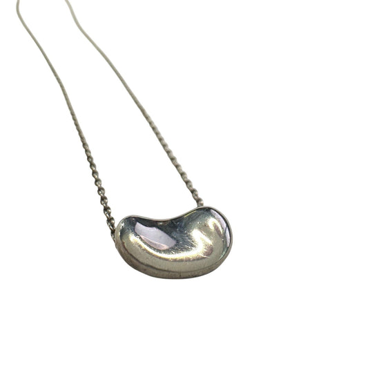 Tiffany & Co Elsa Peretti Small Bean Necklace - Sterling Silver - 16" Tiffany & Co. A+ Stuff