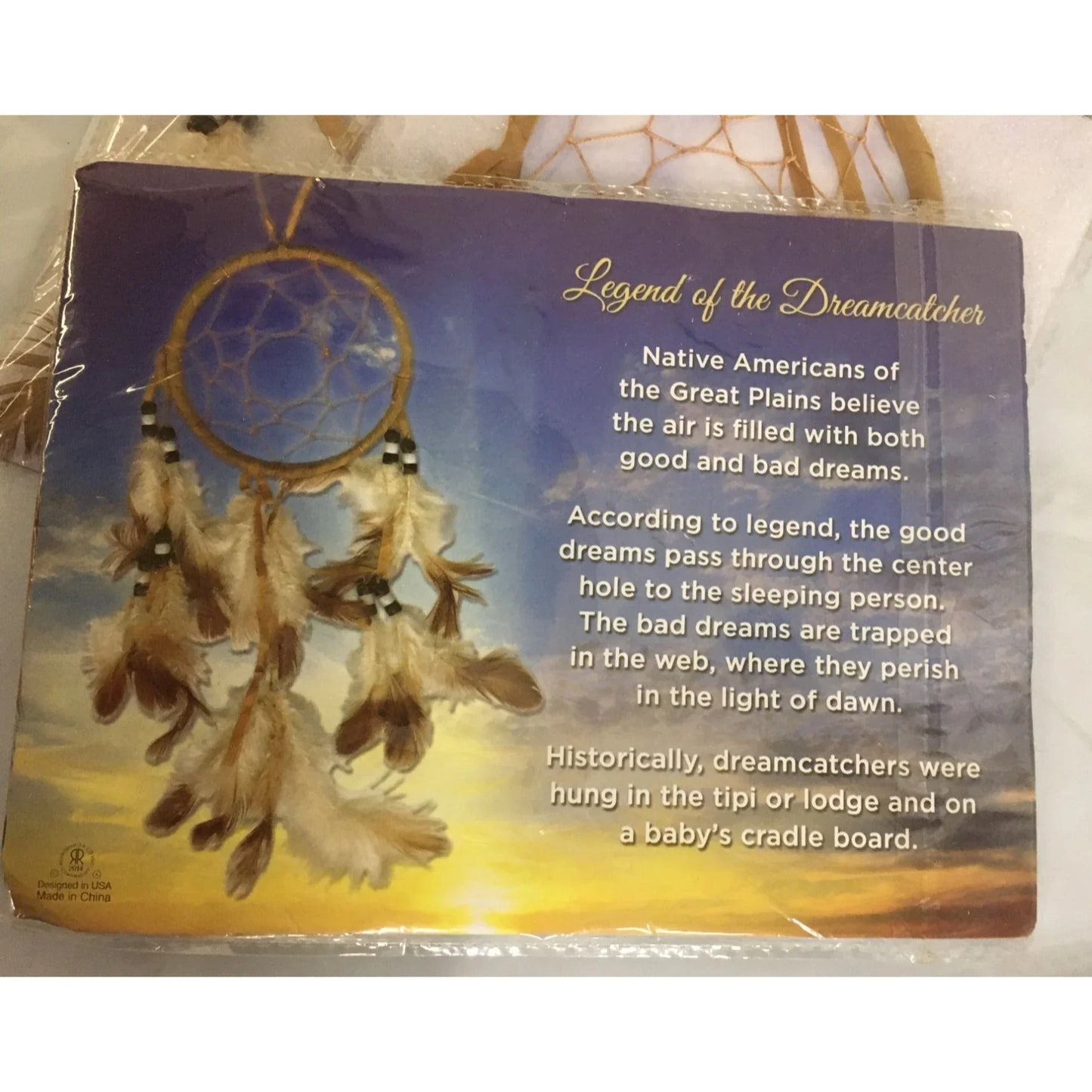 White Wire Christmas Dreamcatcher- The Legend of the Dreamcatcher - A+ Stuff